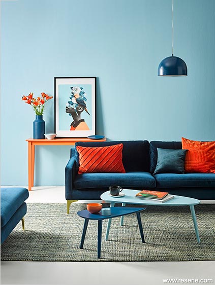 Decorating with complementary colours