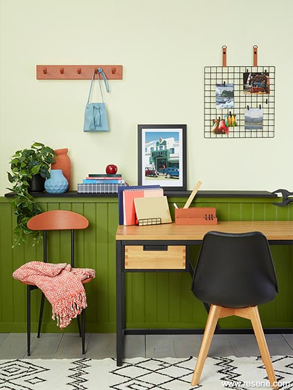 Tongue-and-groove  wall  panelling  has  made  a  huge  comeback