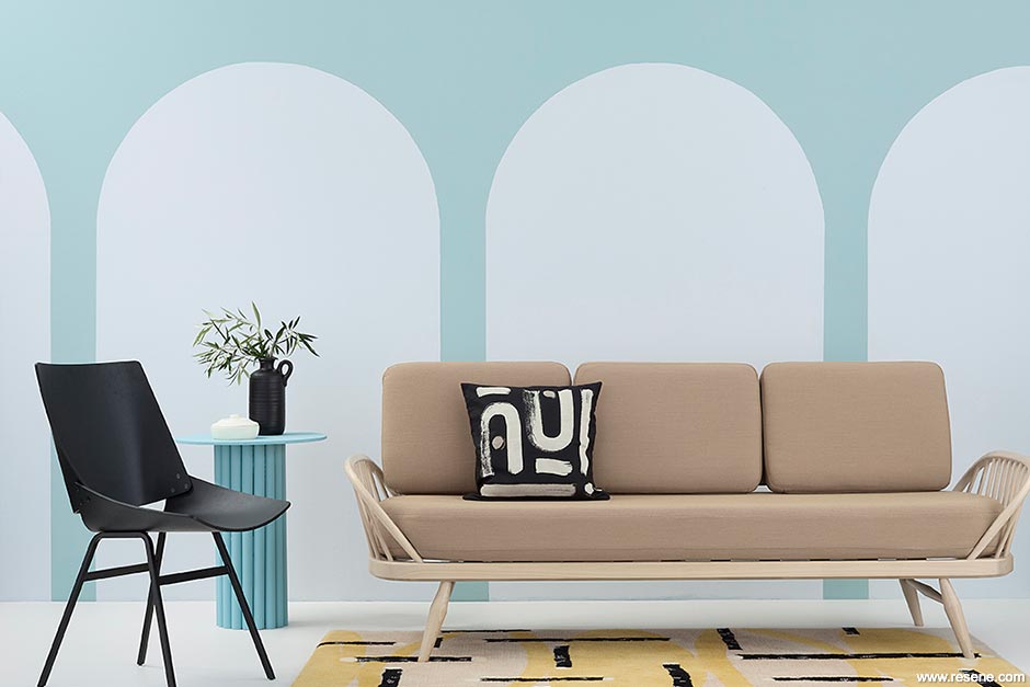 Painted arches in your lounge