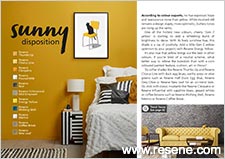 Sunny disposition - yellow colour trends