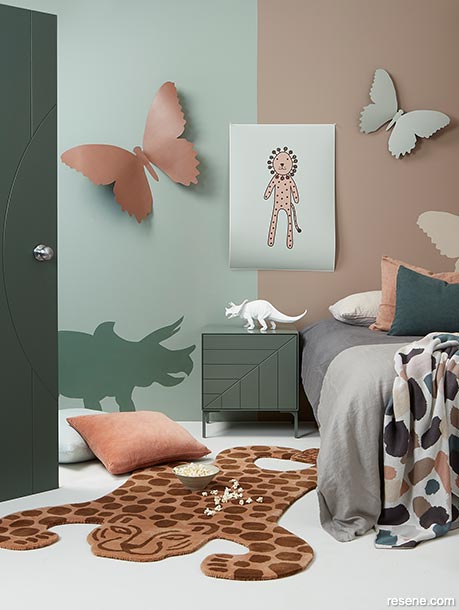 A shared fantasy kids bedroom