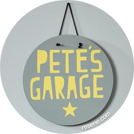 How to make Pete’s garage sign