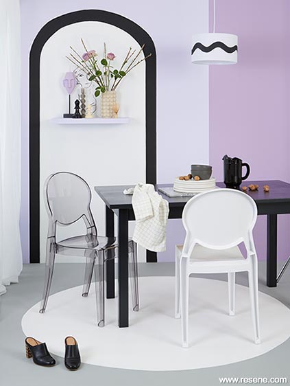 Paint arches for your dining room