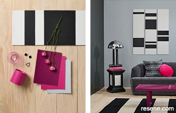 Use accent colours to change the look of your lounge