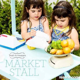 Child's market stall