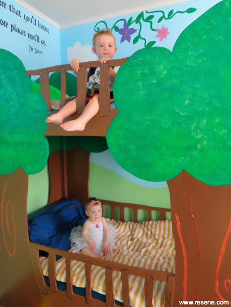 A Neverland themed kids room