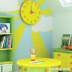 Colourful/vibrant kid's bedroom