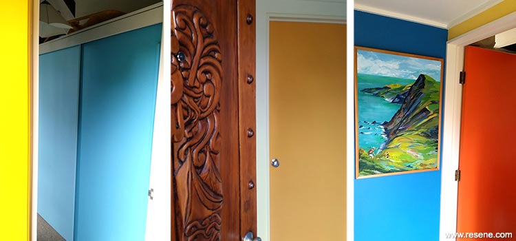 painted doors in the house