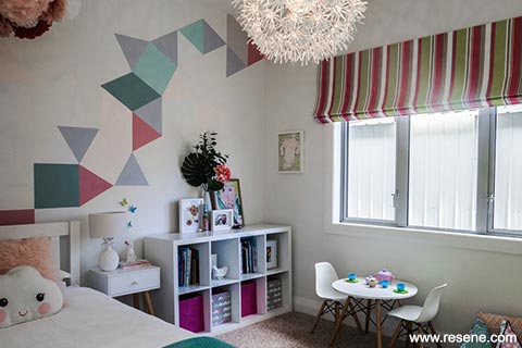 Boldly going with colour - kids room.
