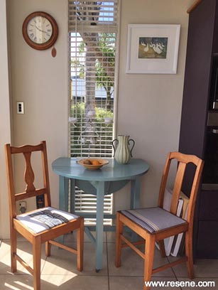 Painted dining furniture