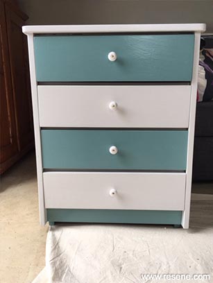 Painted drawers