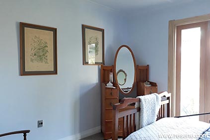 Light blue bedroom