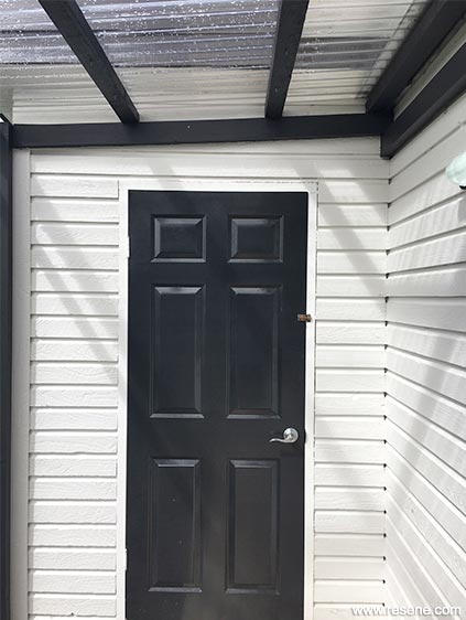 White and black home entry