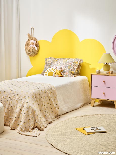 A bright and colourful child's bedroom