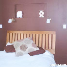 Sandy brown bedroom