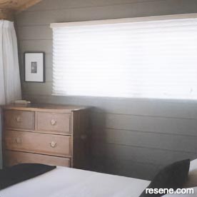 Pastel brown bedroom