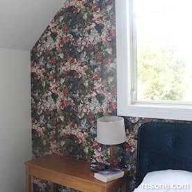 Wallpaper inspired bedroom