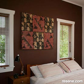 Warm brown bedroom