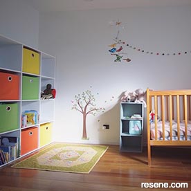 Colourful child's room