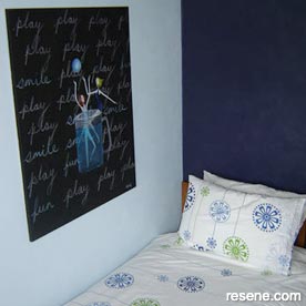 Serene blue child's room