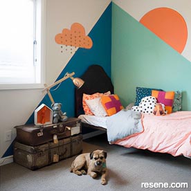 Colourful boy's room