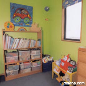 Green kid's room