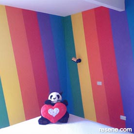 Rainbow girl's room