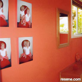 Orange kid's room