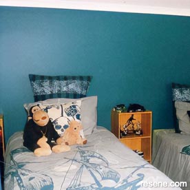 Blue child's room