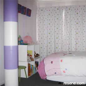 Striped girl's room