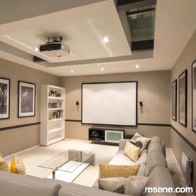 media room and lounge