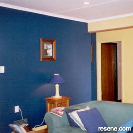 Navy blue lounge