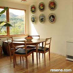 Retro wallpaper - dining room