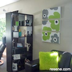 Green and grey lounge