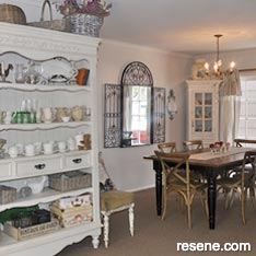 French inspired dining room