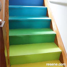 Rainbow staircase