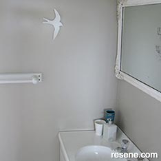 Fresh bathroom repaint
