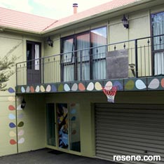Colourful home exterior