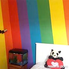 Rainbow girl's room