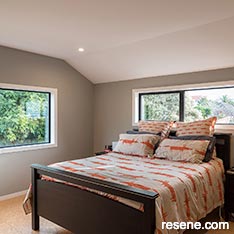 Grey master bedroom