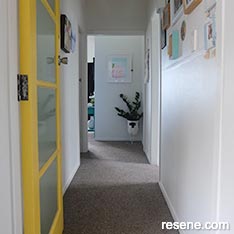 Yellow home entry