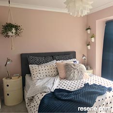 Pink master bedroom