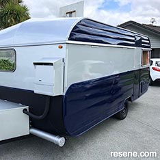 70's inspired caravan