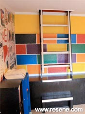 Colourful playroom