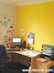 Bright yellow office