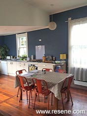 Dining and kitchen combination