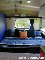 Caravan bedroom