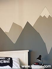 Mountain themed room