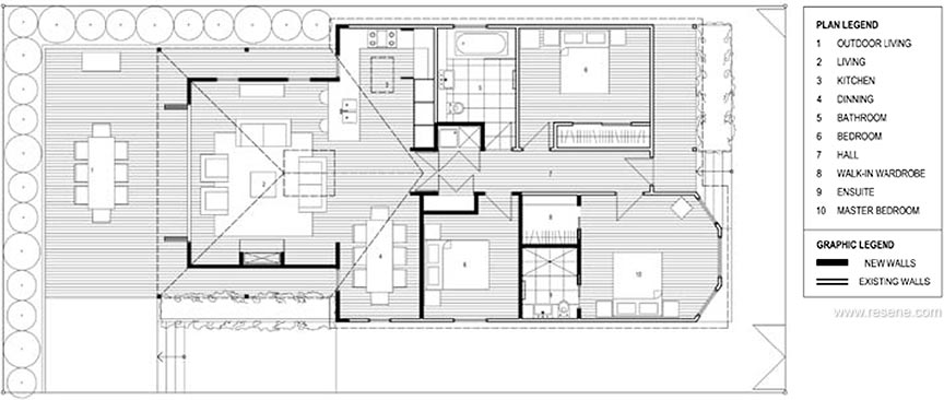 Villa floor plan