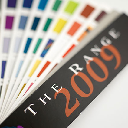 The range 2009 colours